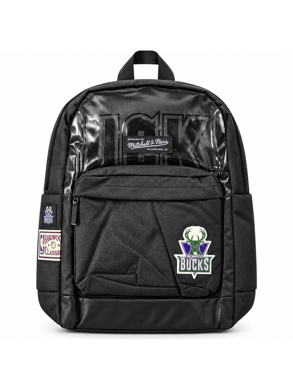 Mitchell & Ness Milwaukee Bucks NBA Hardwood Classics Backpack Black New